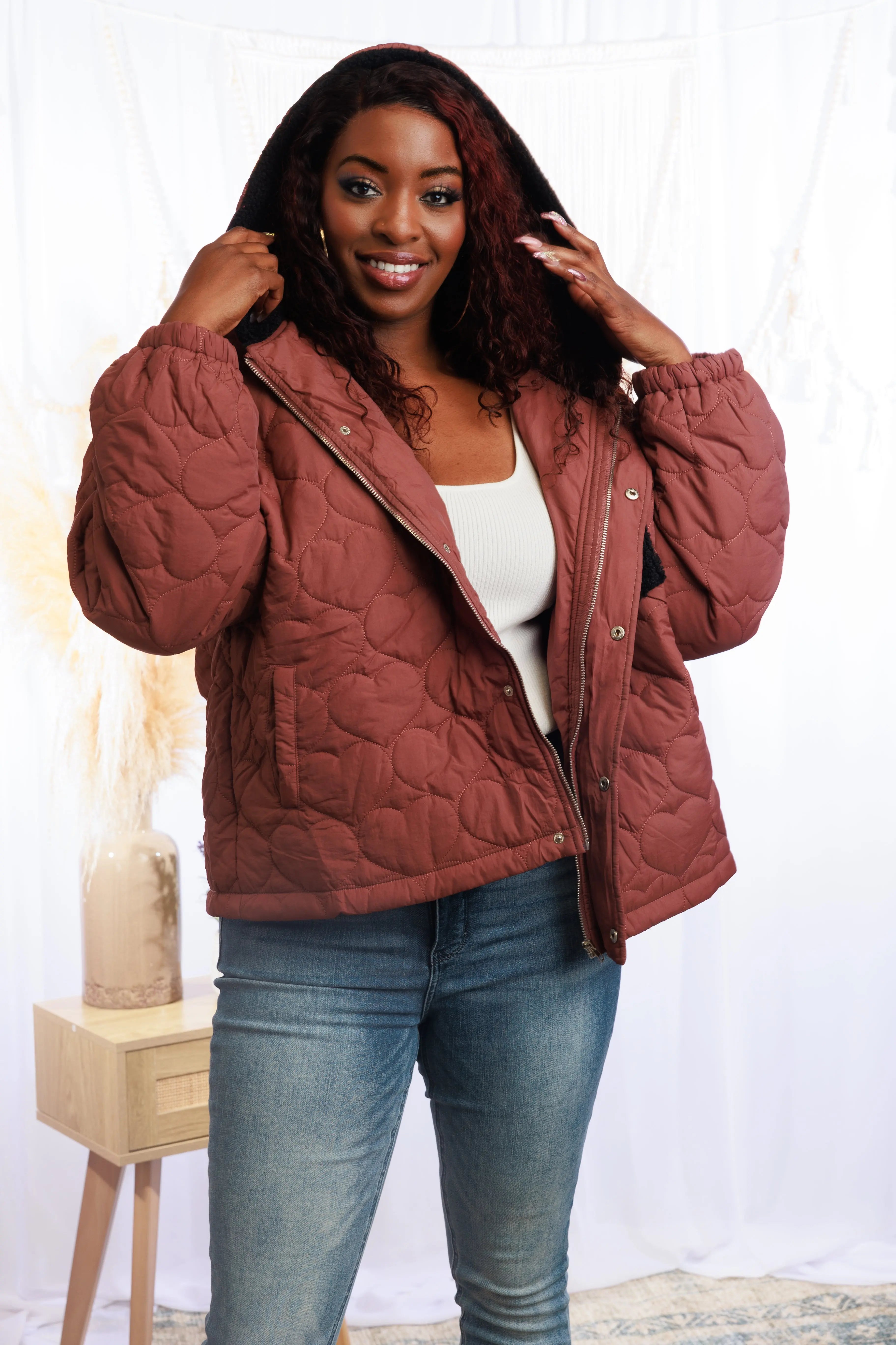 Quilted Hearts - Puff Jacket Boutique Simplified