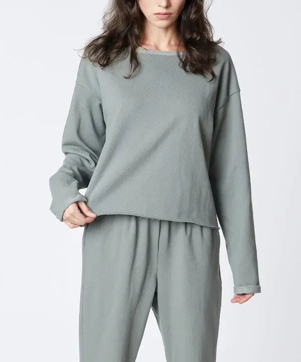 RECYCLED COTTON LOUNGEWEAR SET Fabina