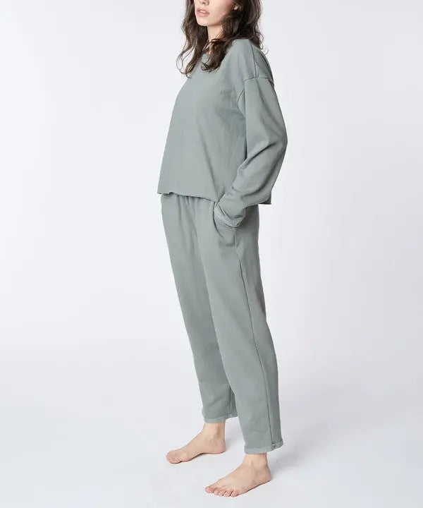 RECYCLED COTTON LOUNGEWEAR SET Fabina