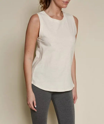 RECYCLED COTTON MUSCLE TANK Fabina