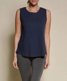 RECYCLED COTTON MUSCLE TANK Fabina