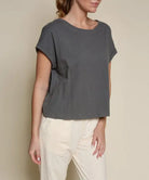 RECYCLED COTTON  PLAIN CROP Fabina