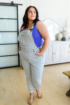 Railroad Stripe Overalls Ave Shops