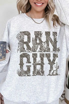 Ranchy Country Western Oversized Sweatshirt ALPHIA