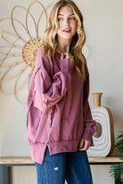 Reborn J | Oversized Fit Super Soft Long Sleeve Sweatshirt Casual Chic Boutique