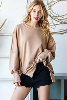 Reborn J | Oversized Fit Super Soft Long Sleeve Sweatshirt Casual Chic Boutique