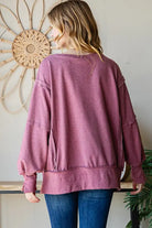 Reborn J | Oversized Fit Super Soft Long Sleeve Sweatshirt Casual Chic Boutique