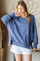 Reborn J | Oversized Fit Super Soft Long Sleeve Sweatshirt Casual Chic Boutique