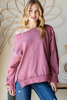 Reborn J | Oversized Fit Super Soft Long Sleeve Sweatshirt Casual Chic Boutique