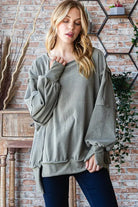 Reborn J | Oversized Fit Super Soft Long Sleeve Sweatshirt Casual Chic Boutique