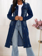 Retro Slim Long Coat
 HWFWECSF33 Casual Chic Boutique