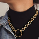 Rockin' Necklace |  Gold |  Casual Chic Boutique