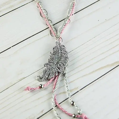 Rodeo Bling Necklace- Rose |   |  Casual Chic Boutique