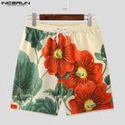 Flower Style men beach short set Sexikinis Swim