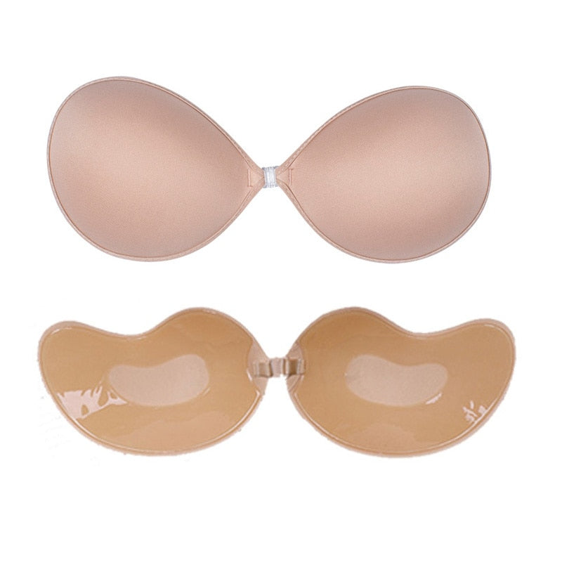 Self-Adhesive Silicone Bust Invisible Strapless Push Up Bra