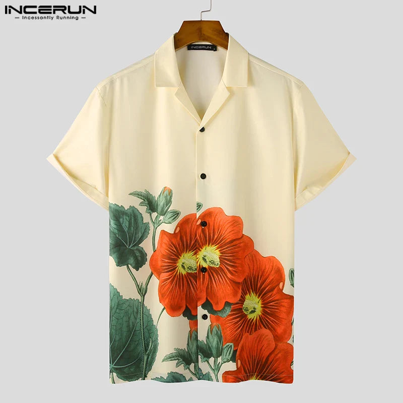 Flower Style men beach short set Sexikinis Swim