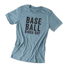 Baseball Kinda Day | Short Sleeve Crew Neck Olive and Ivory Retail