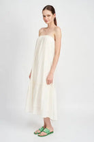 STRAPLESS TIERED MAXI DRESS Emory Park