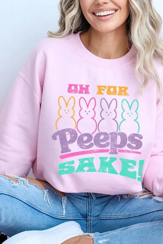 Sake Bunny Easters Graphic Fleece Sweatshirts Color Bear