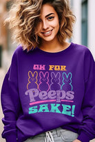 Sake Bunny Easters Graphic Fleece Sweatshirts Color Bear