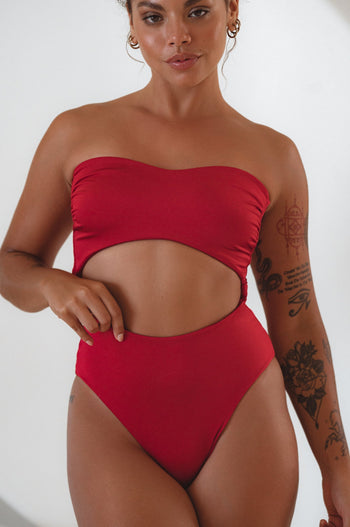 San Leo One Piece Cut-out Swimsuit ELF