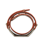 Sash Leather Bracelet- Orange |   |  Casual Chic Boutique