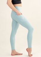 Seafoam Wander Pocket Yoga Pants Colorado Threads Clothing