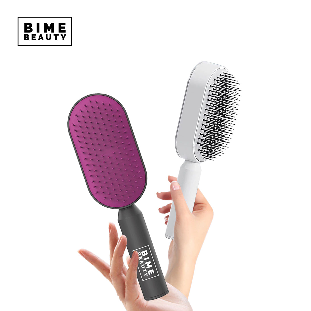 Self-Cleaning Hair Brush BimeBeauty