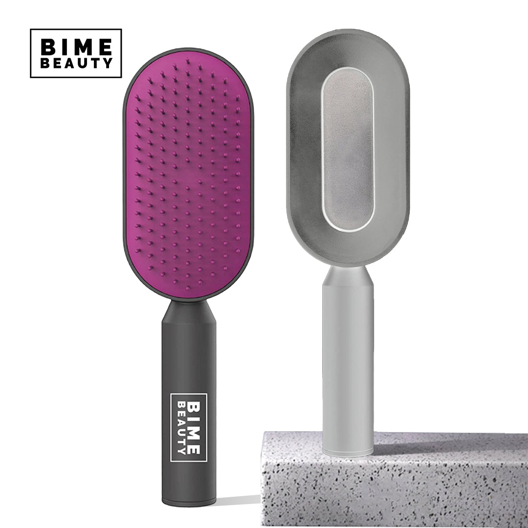 Self-Cleaning Hair Brush BimeBeauty