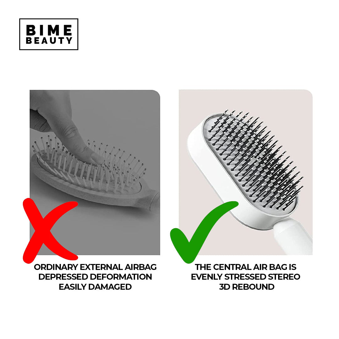 Self-Cleaning Hair Brush BimeBeauty