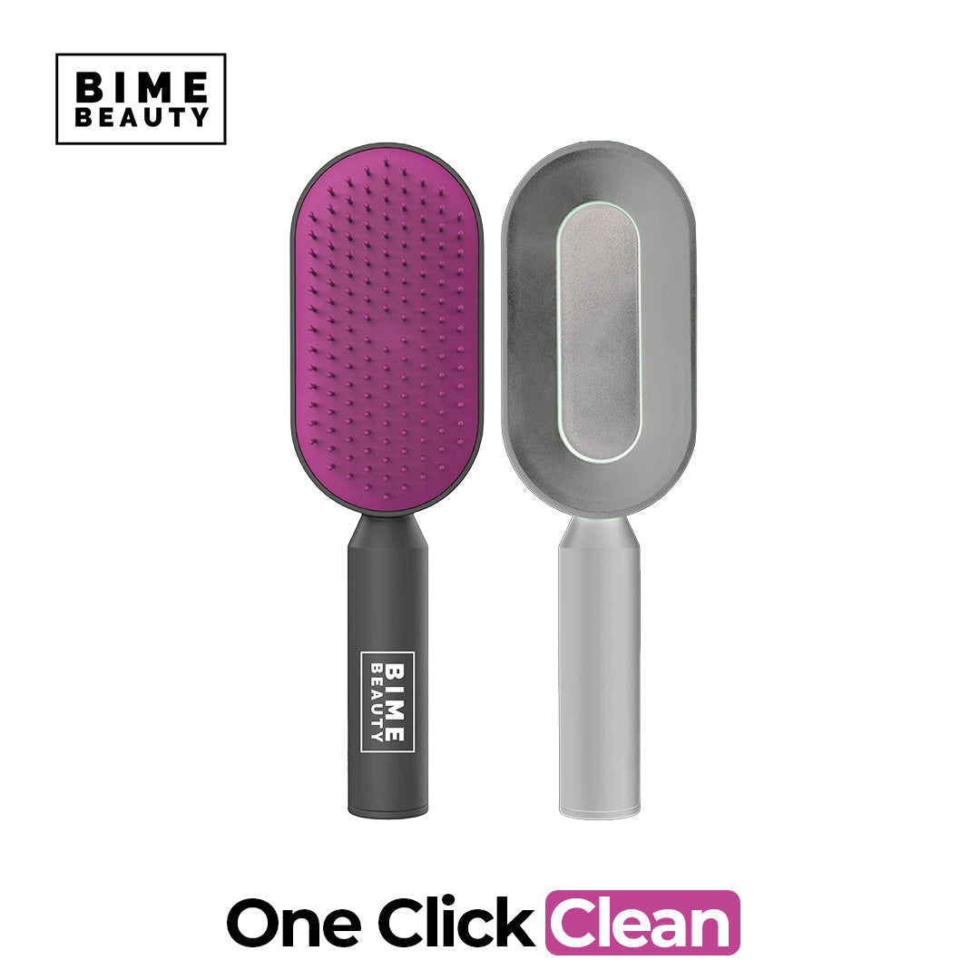 Self-Cleaning Hair Brush BimeBeauty