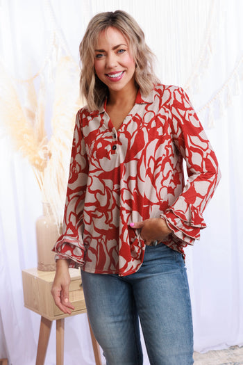 Sending Love Ruffle Sleeve Boutique Simplified