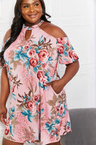 Sew In Love Fresh-Cut Flowers Cold-Shoulder Dress Sew In Love