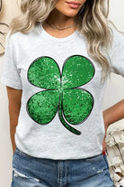 Shamrock St Patricks Day Graphic T Shirts Color Bear