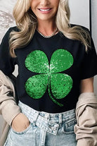 Shamrock St Patricks Day Graphic T Shirts Color Bear