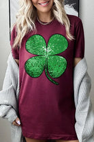 Shamrock St Patricks Day Graphic T Shirts Color Bear