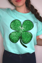 Shamrock St Patricks Day Graphic T Shirts Color Bear