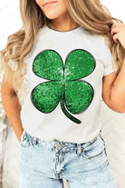 Shamrock St Patricks Day Graphic T Shirts Color Bear