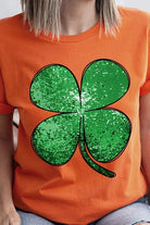 Shamrock St Patricks Day Graphic T Shirts Color Bear