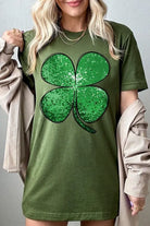 Shamrock St Patricks Day Graphic T Shirts Color Bear