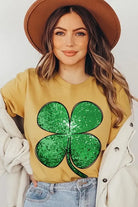 Shamrock St Patricks Day Graphic T Shirts Color Bear