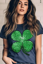 Shamrock St Patricks Day Graphic T Shirts Color Bear