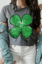 Shamrock St Patricks Day Graphic T Shirts Color Bear