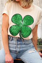 Shamrock St Patricks Day Graphic T Shirts Color Bear