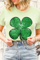 Shamrock St Patricks Day Graphic T Shirts Color Bear