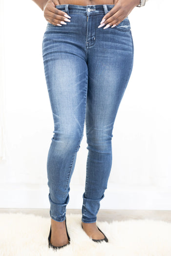 She's Got Legs - Tall Judy Blue Skinnies JB Boutique Simplified