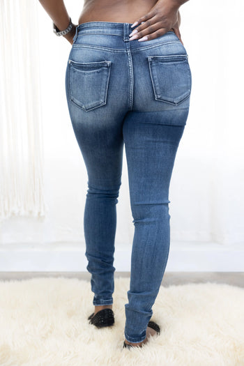 She's Got Legs - Tall Judy Blue Skinnies JB Boutique Simplified