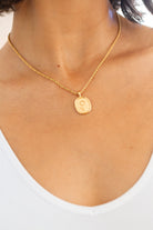 Simple Sunflower Pendent Necklace Ave Shops