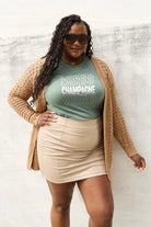 Simply Love Full Size CHAMPAGNE VIBES Short Sleeve T-Shirt Trendsi