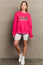 Simply Love Full Size CHRISTMAS Long Sleeve Sweatshirt Trendsi